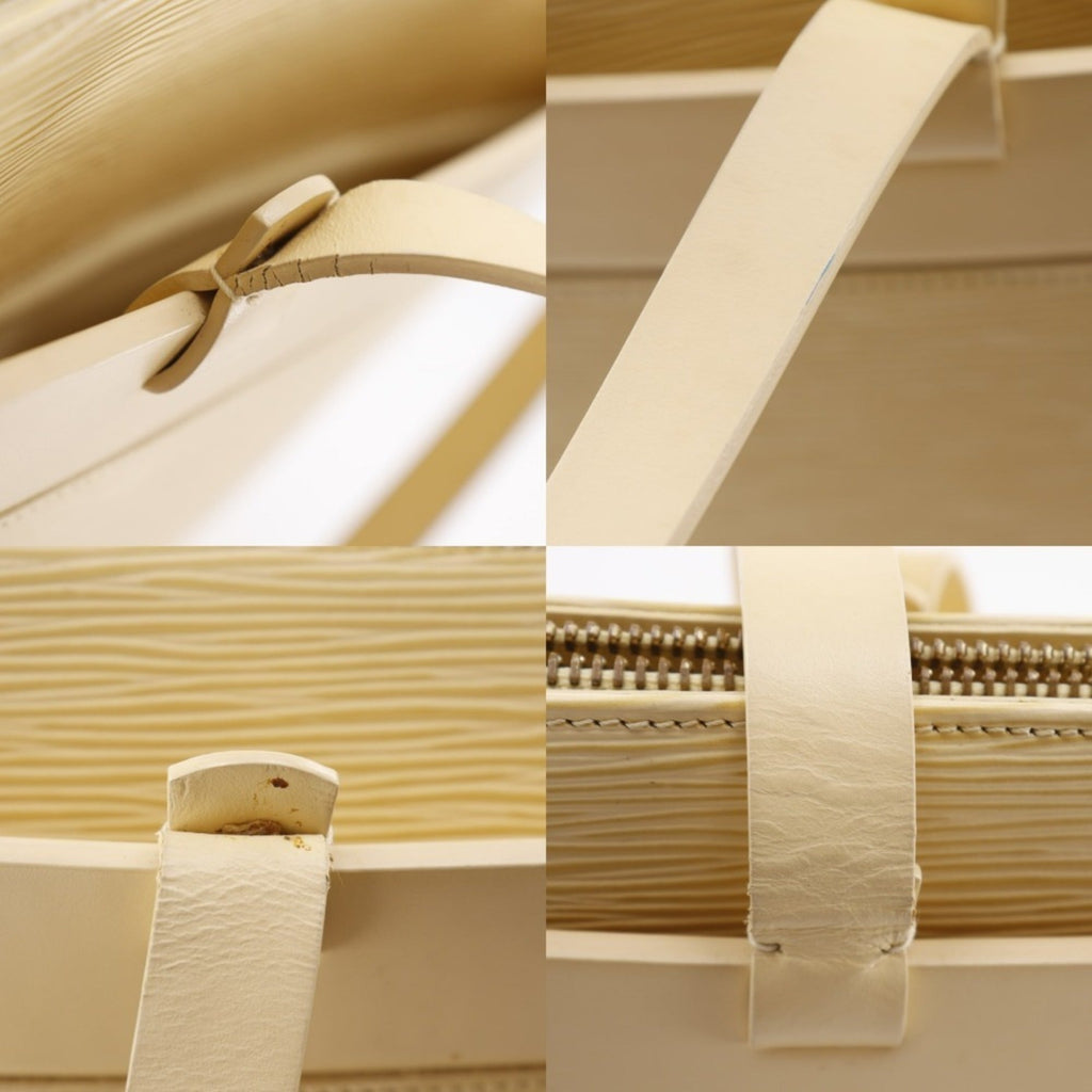 Louis Vuitton Cream Epi Leather Tote Bag