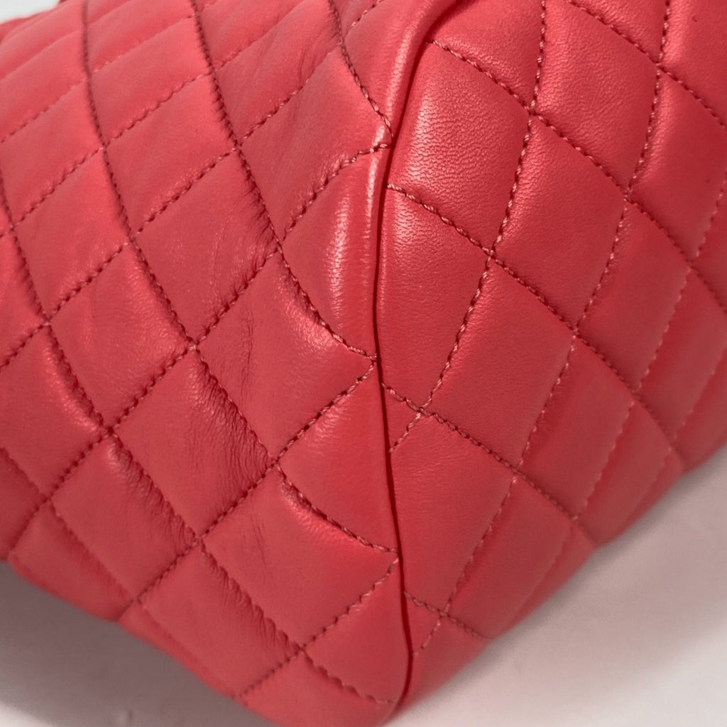 Chanel Pink Leather Backpack