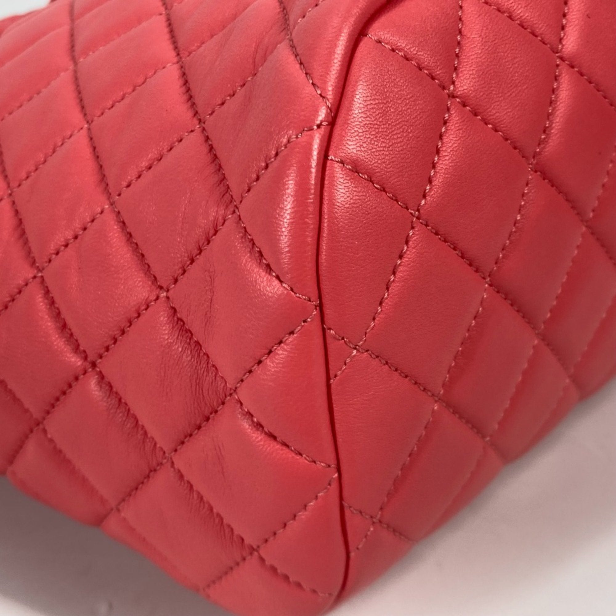 Chanel Pink Leather Backpack