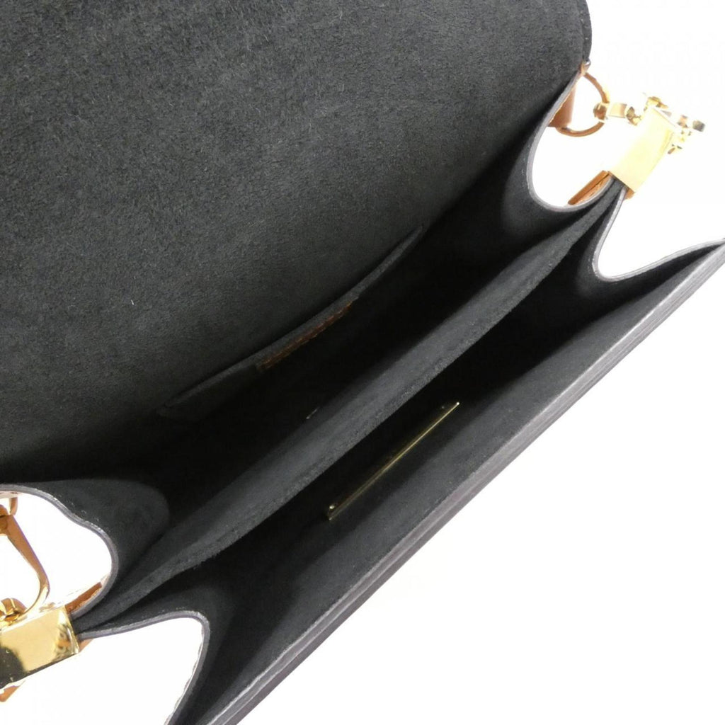 Louis Vuitton Marron Coated Canvas Leather Shoulder Bag