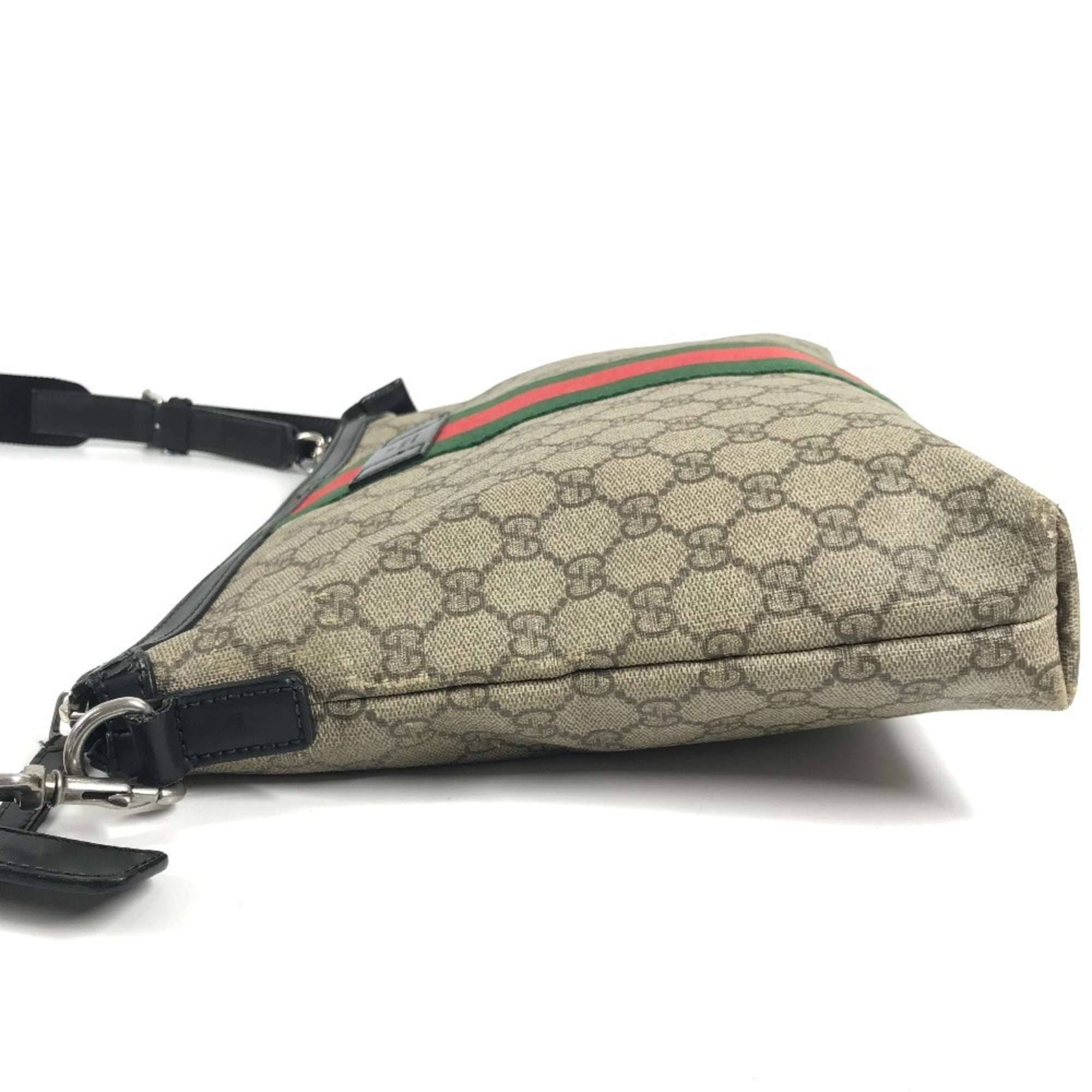 Gucci Beige Gg Supreme Shoulder Bag (Pre-Owned)