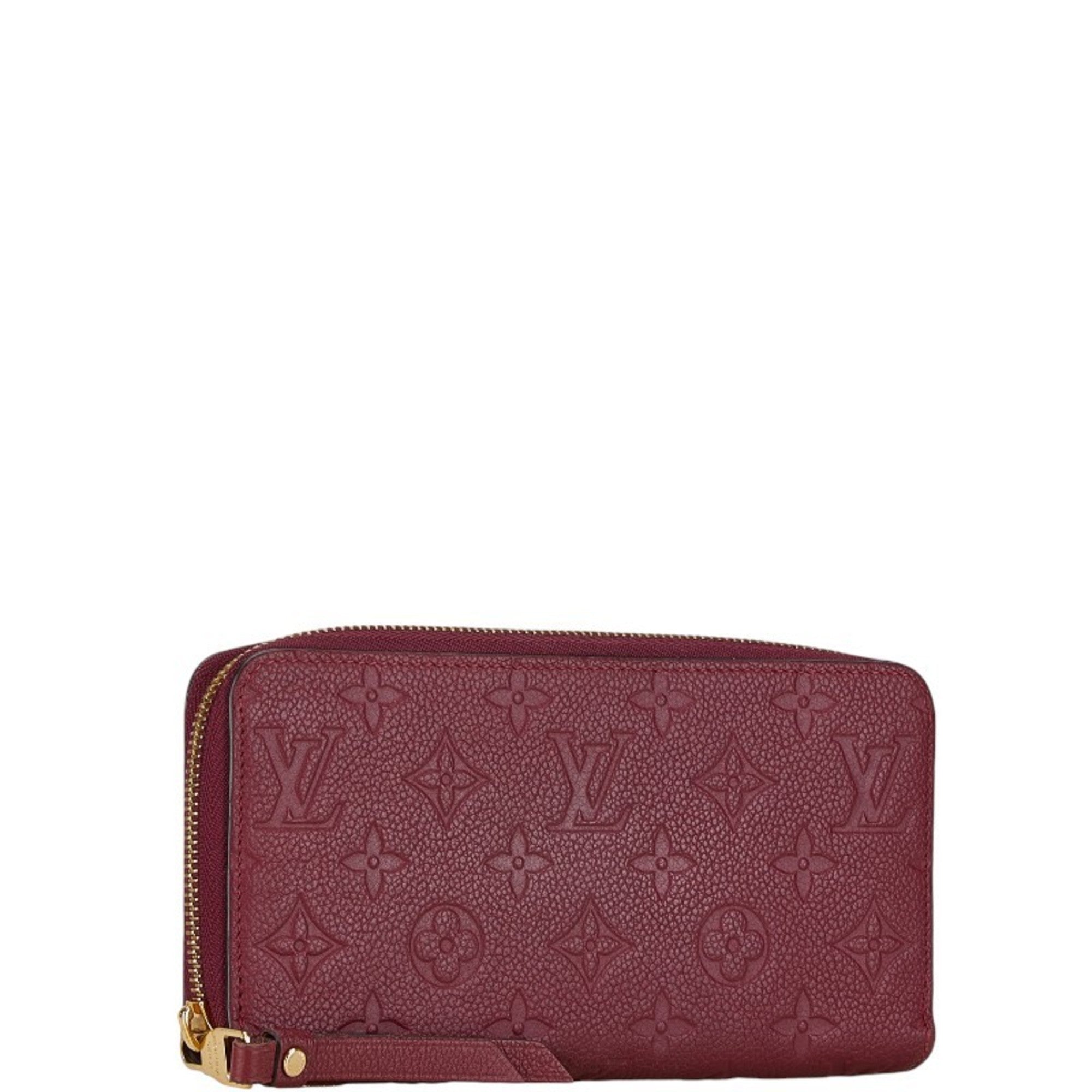 Louis Vuitton Purple Raisin Leather Long Wallet
