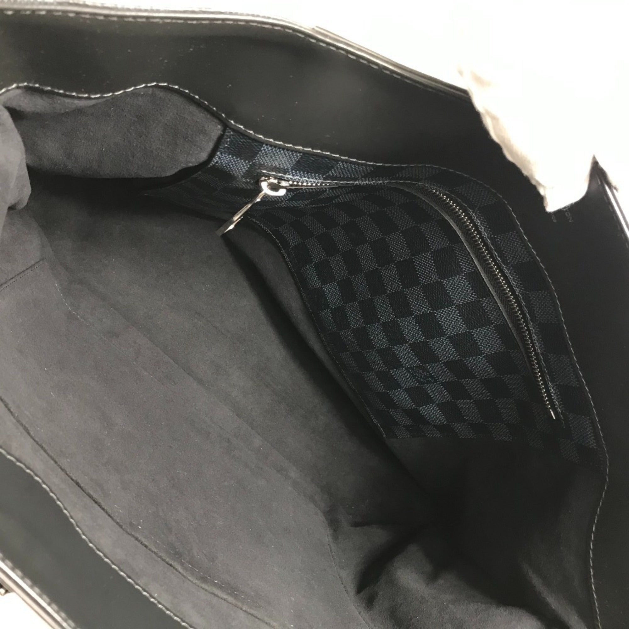 Louis Vuitton Damier Cobalt Black Navy Shoulder Bag Tote Bag