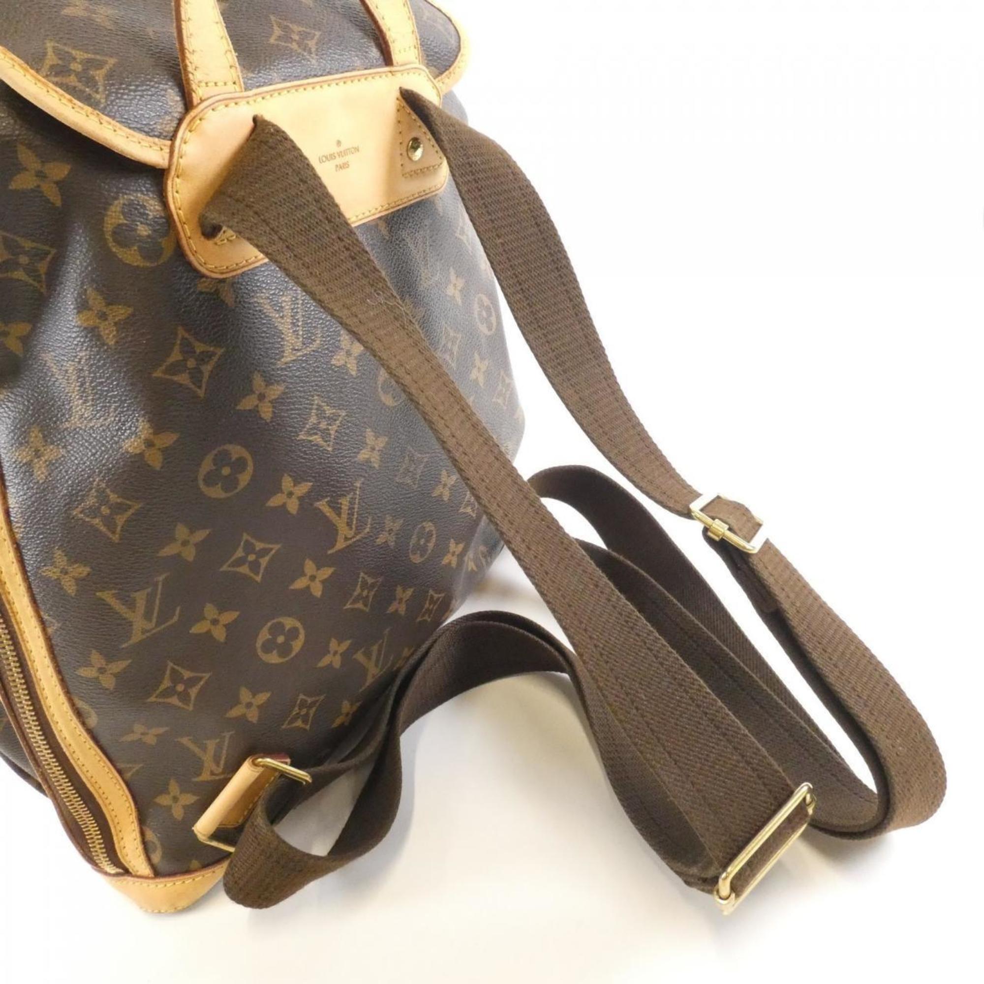 Louis Vuitton Monogram Marron Coated Canvas Backpack