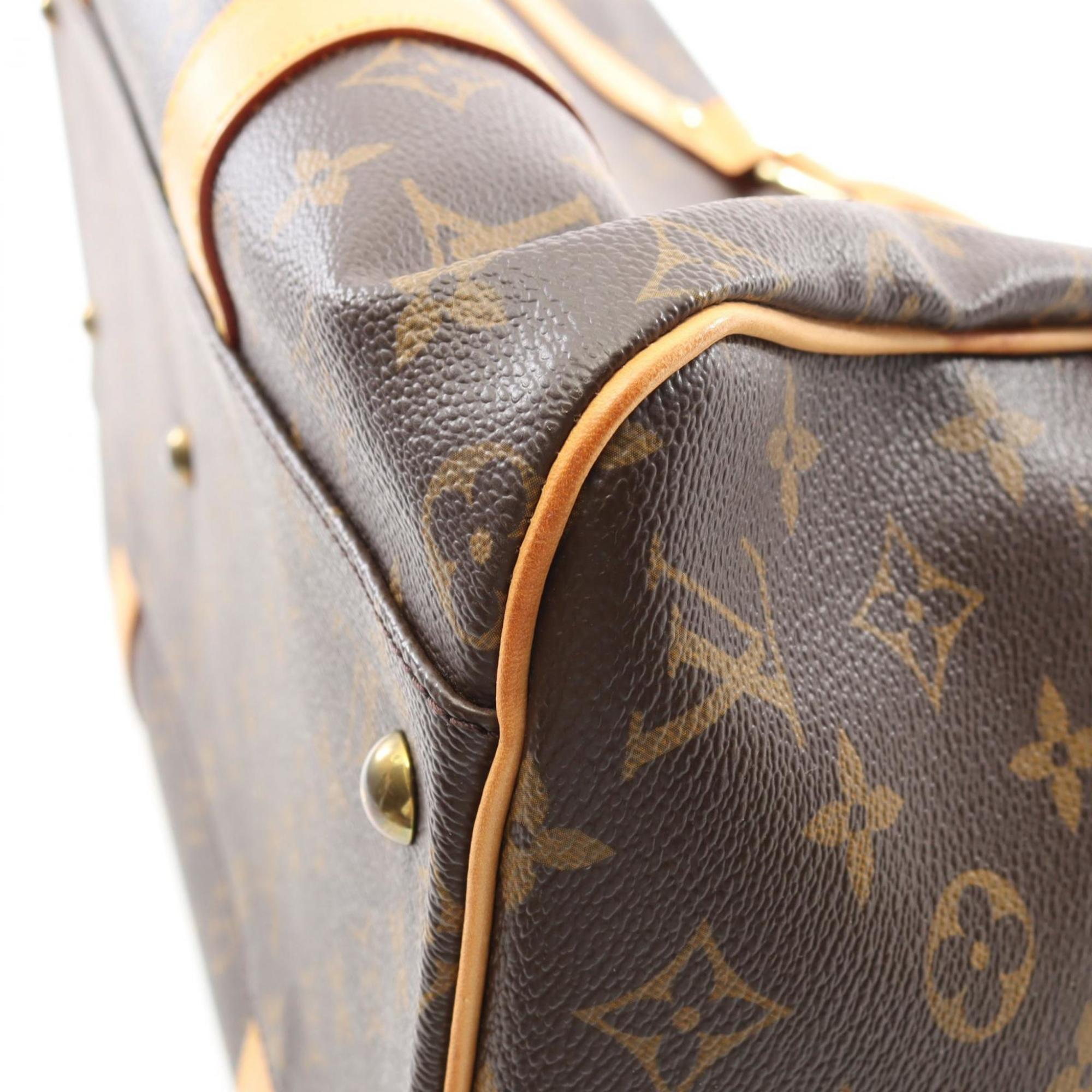 Louis Vuitton Brown Monogram Coated Canvas Boston Bag