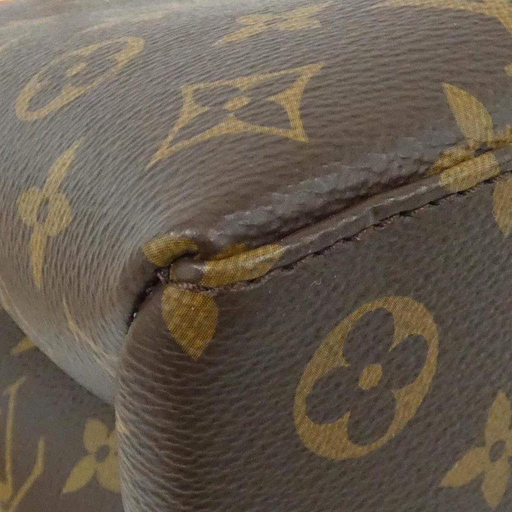Louis Vuitton Marron Coated Canvas Handbag