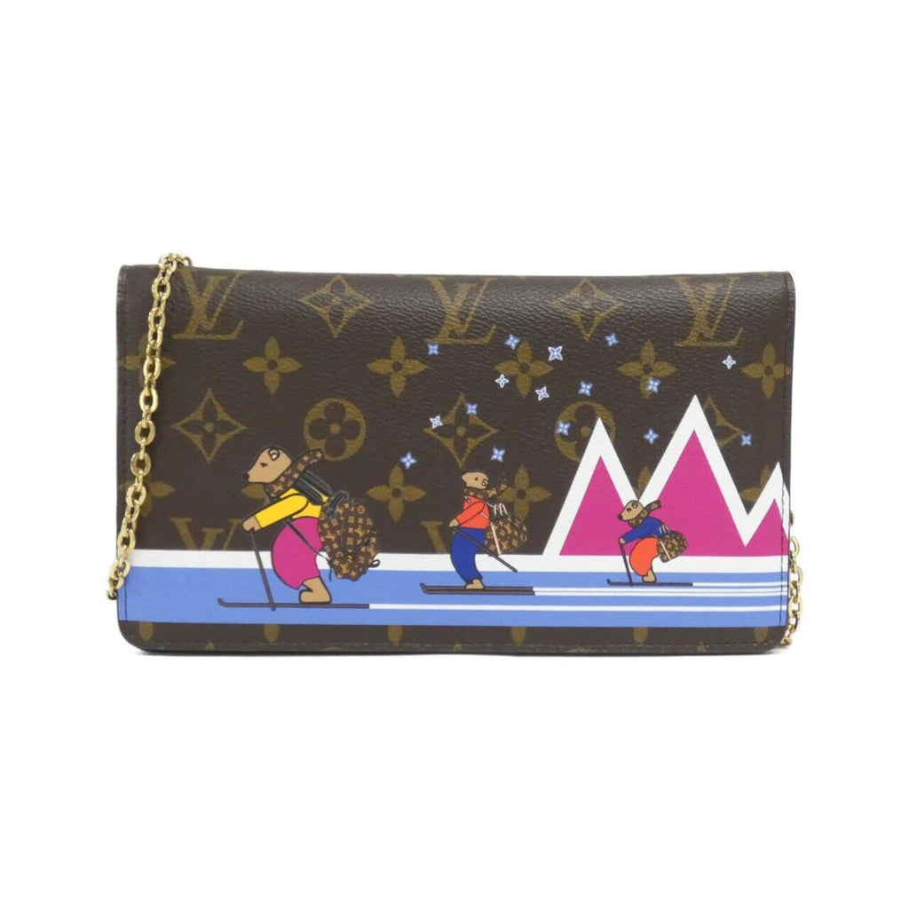 Louis Vuitton Monogram Marron Coated Canvas Handbag Pochette