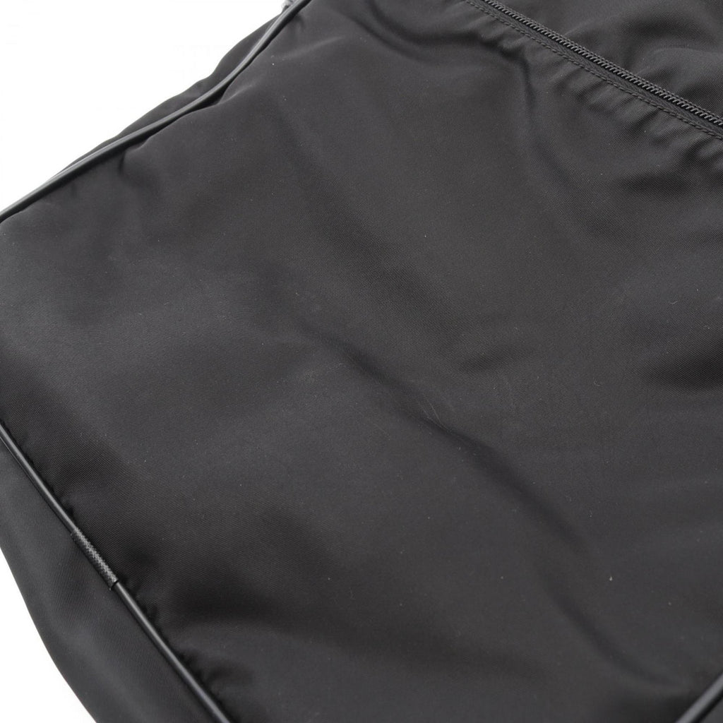 Prada Black Nylon Leather Shoulder Bag
