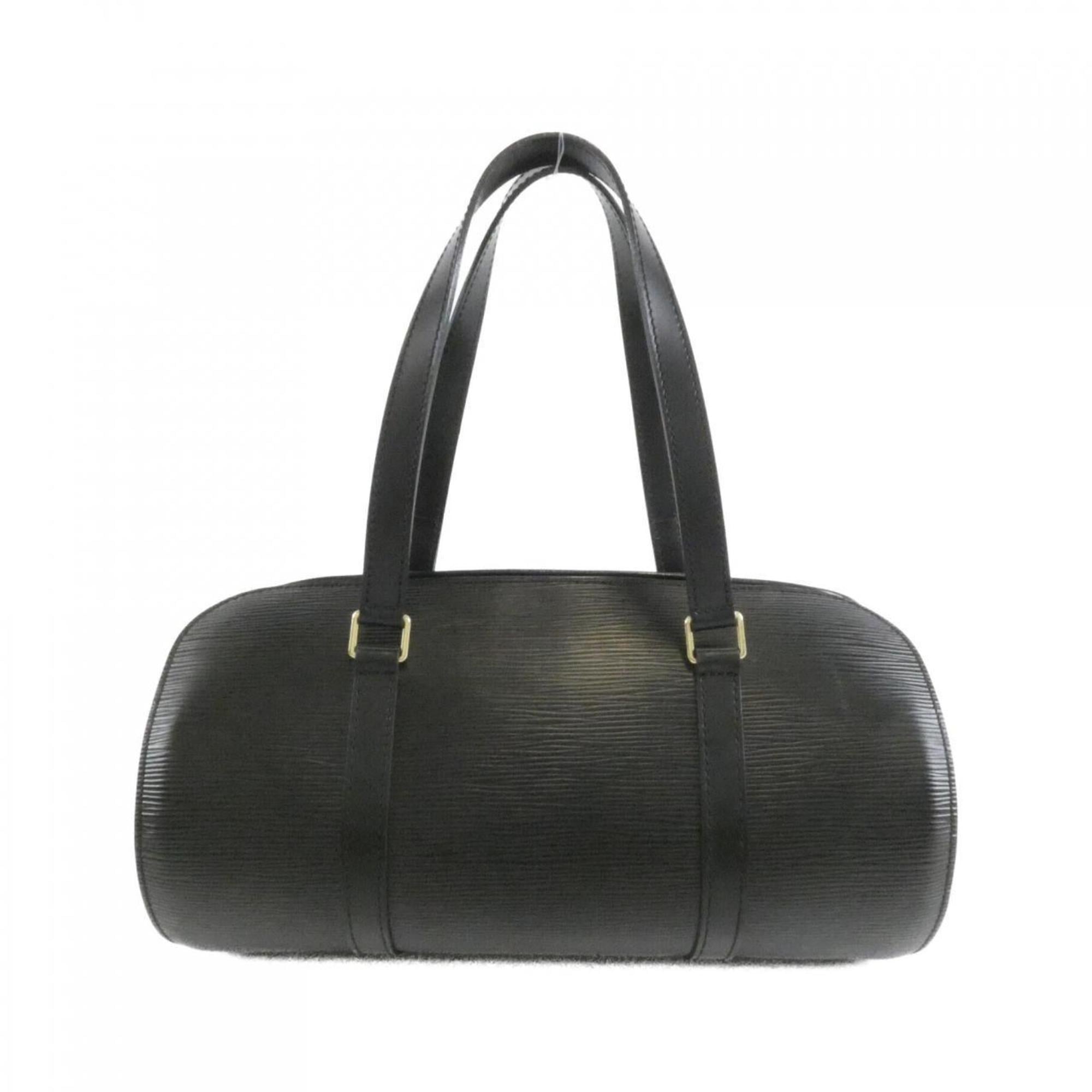 Louis Vuitton Black Leather Handbag