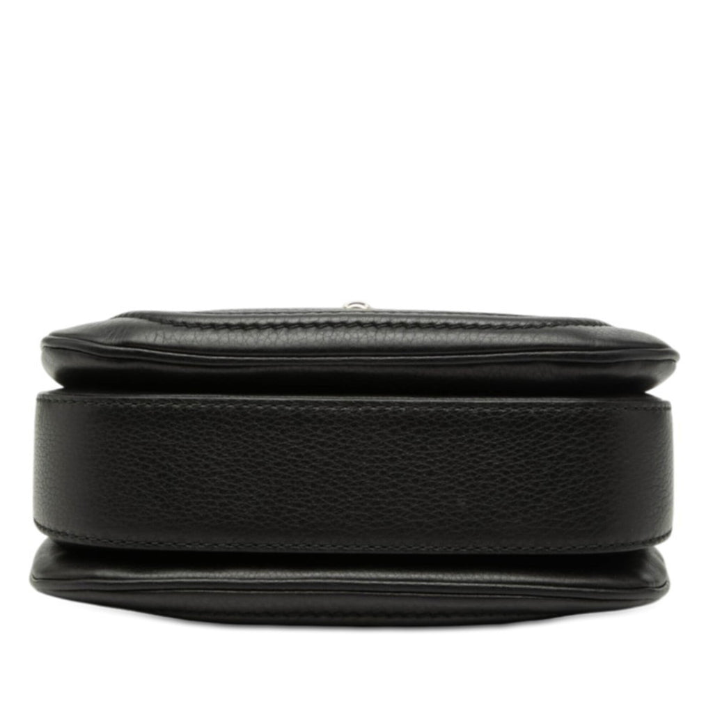 Gucci Black Leather Handbag Shoulder Bag (Pre-Owned)