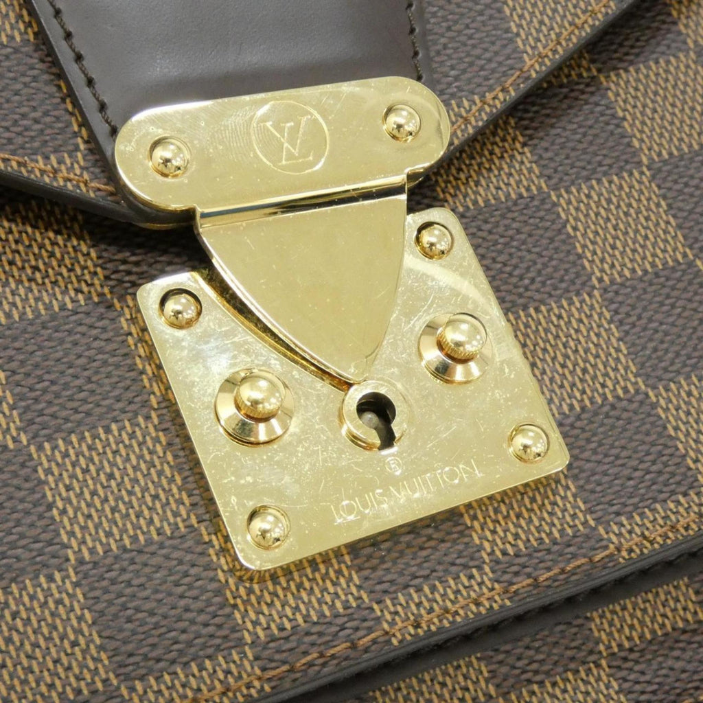 Louis Vuitton Ebene Coated Canvas Handbag
