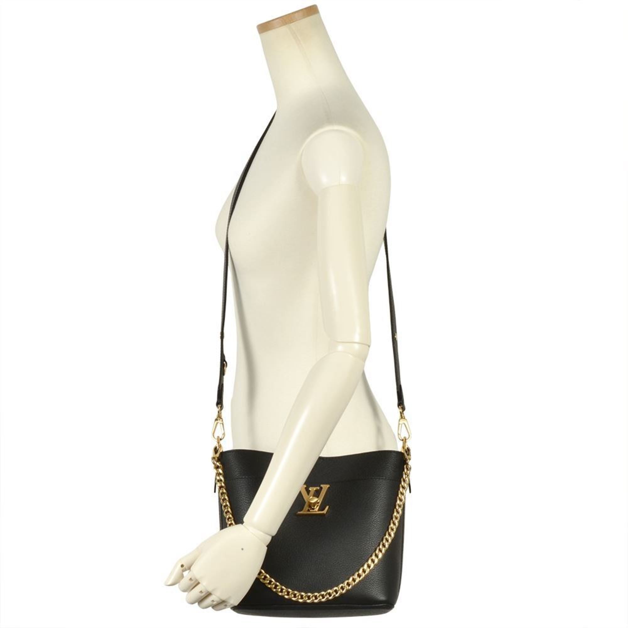 Louis Vuitton Black Noir Leather Shoulder Bag