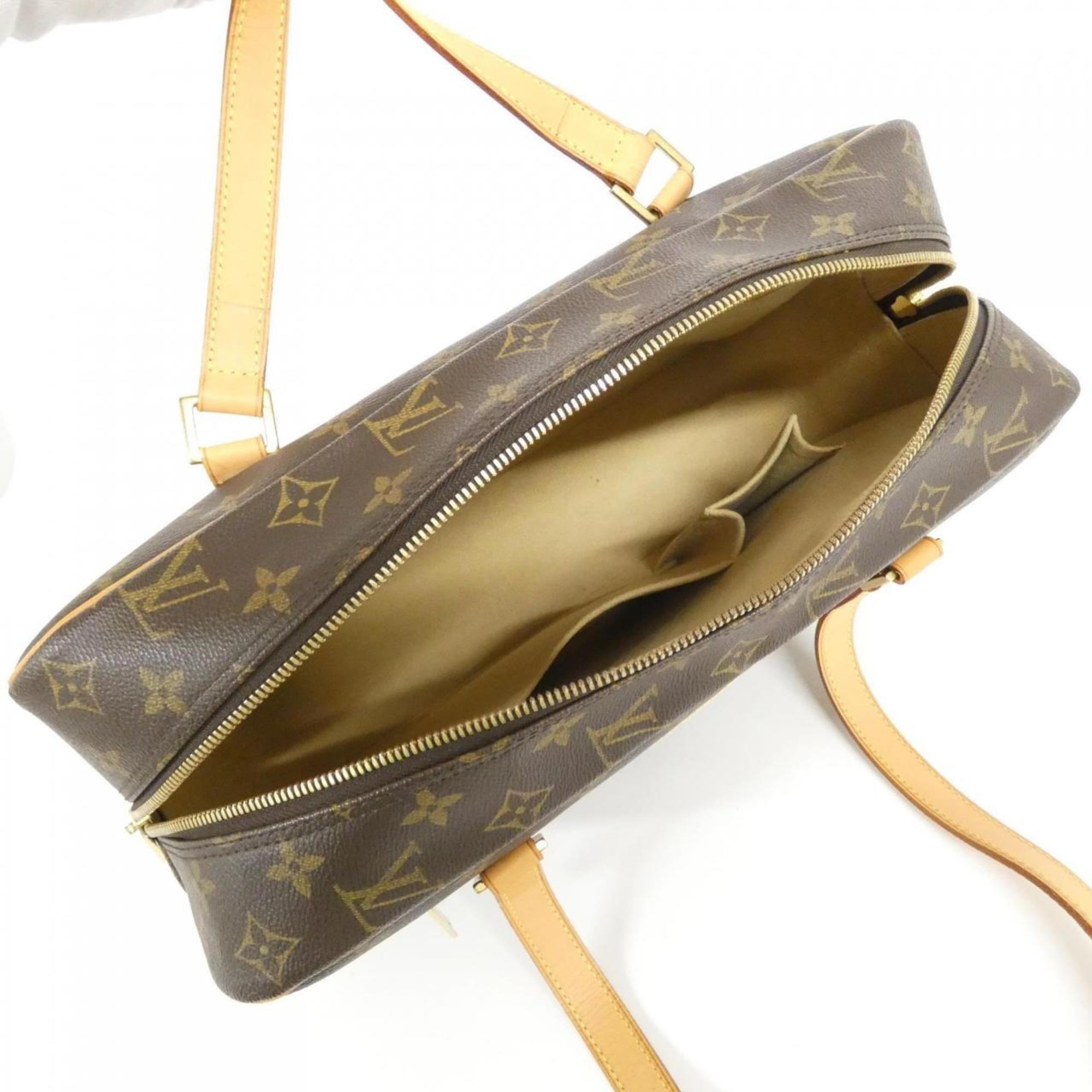 Louis Vuitton Marron Coated Canvas Shoulder Bag