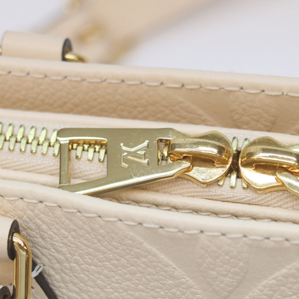 Louis Vuitton Cream Monogram Empreinte Handbag