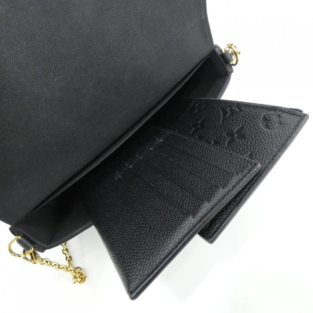 Louis Vuitton Monogram Empreinte Black Leather Pochette Shoulder Bag
