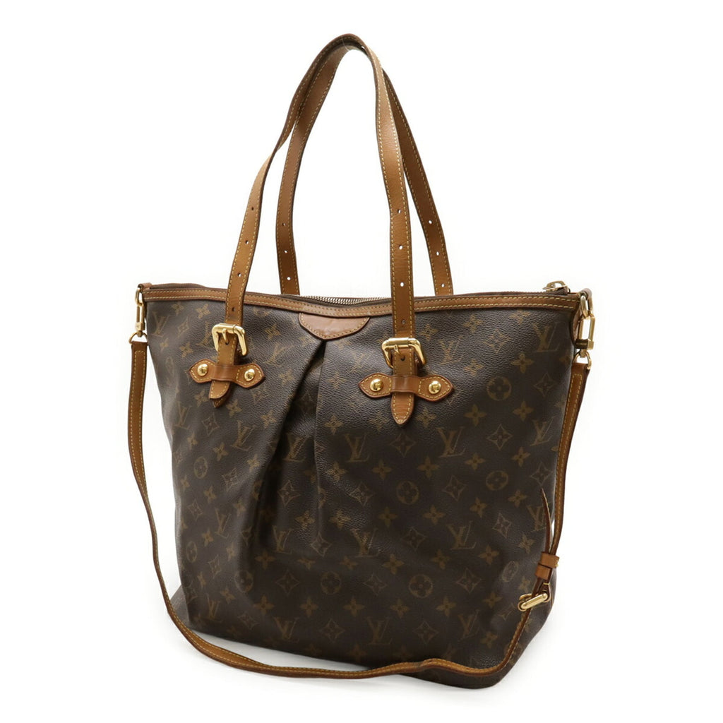 Louis Vuitton Brown Monogram Canvas Shoulder Bag Tote Bag