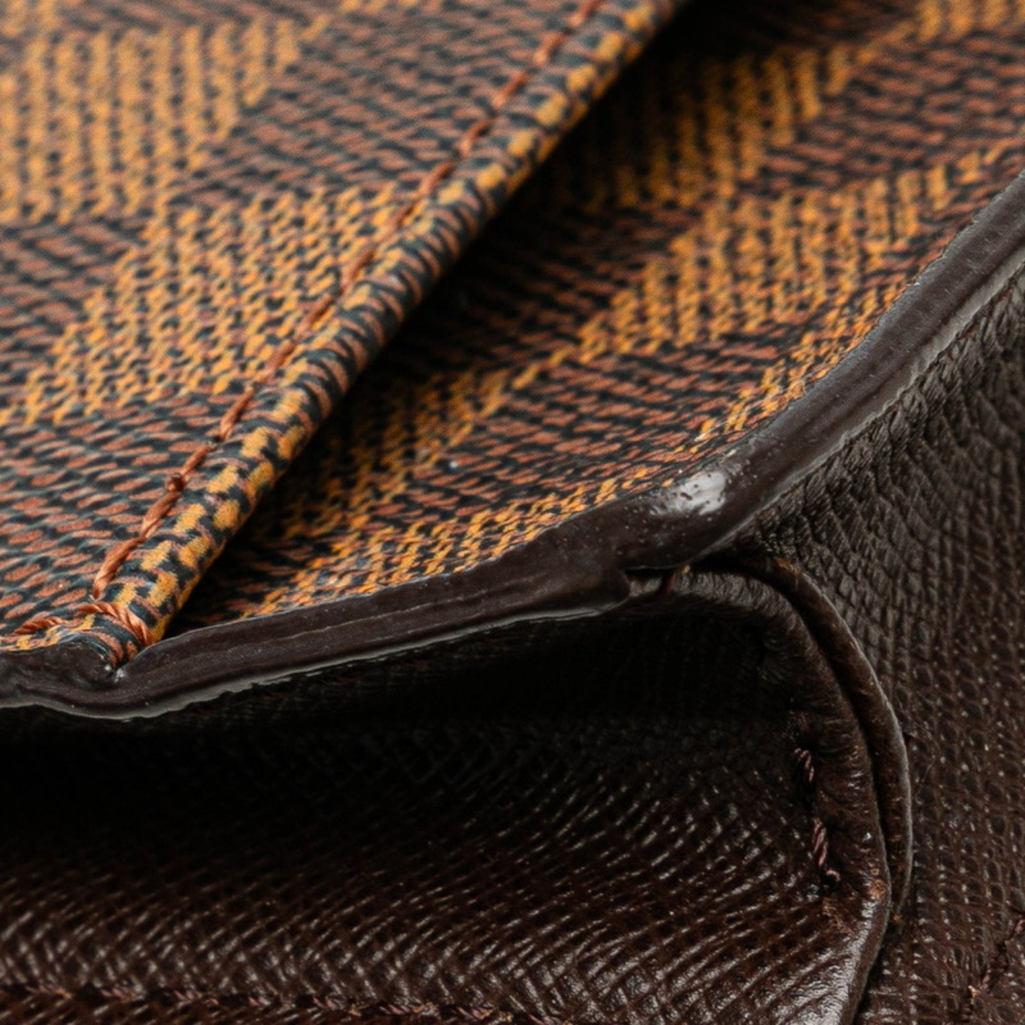 Louis Vuitton Brown Pvc Leather Pochette Shoulder Bag