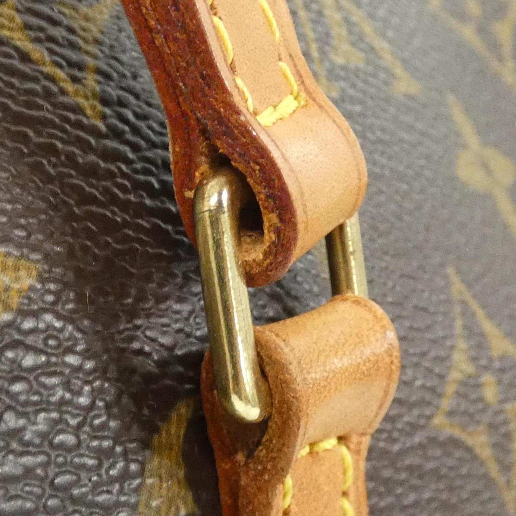 Louis Vuitton Marron Coated Canvas Handbag