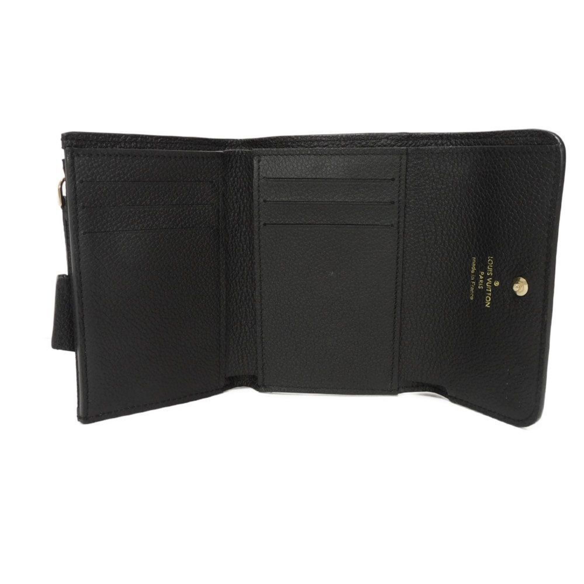 Louis Vuitton Monogram Empreinte Black Noir Monogram Empreinte Wallet (Tri-Fold)