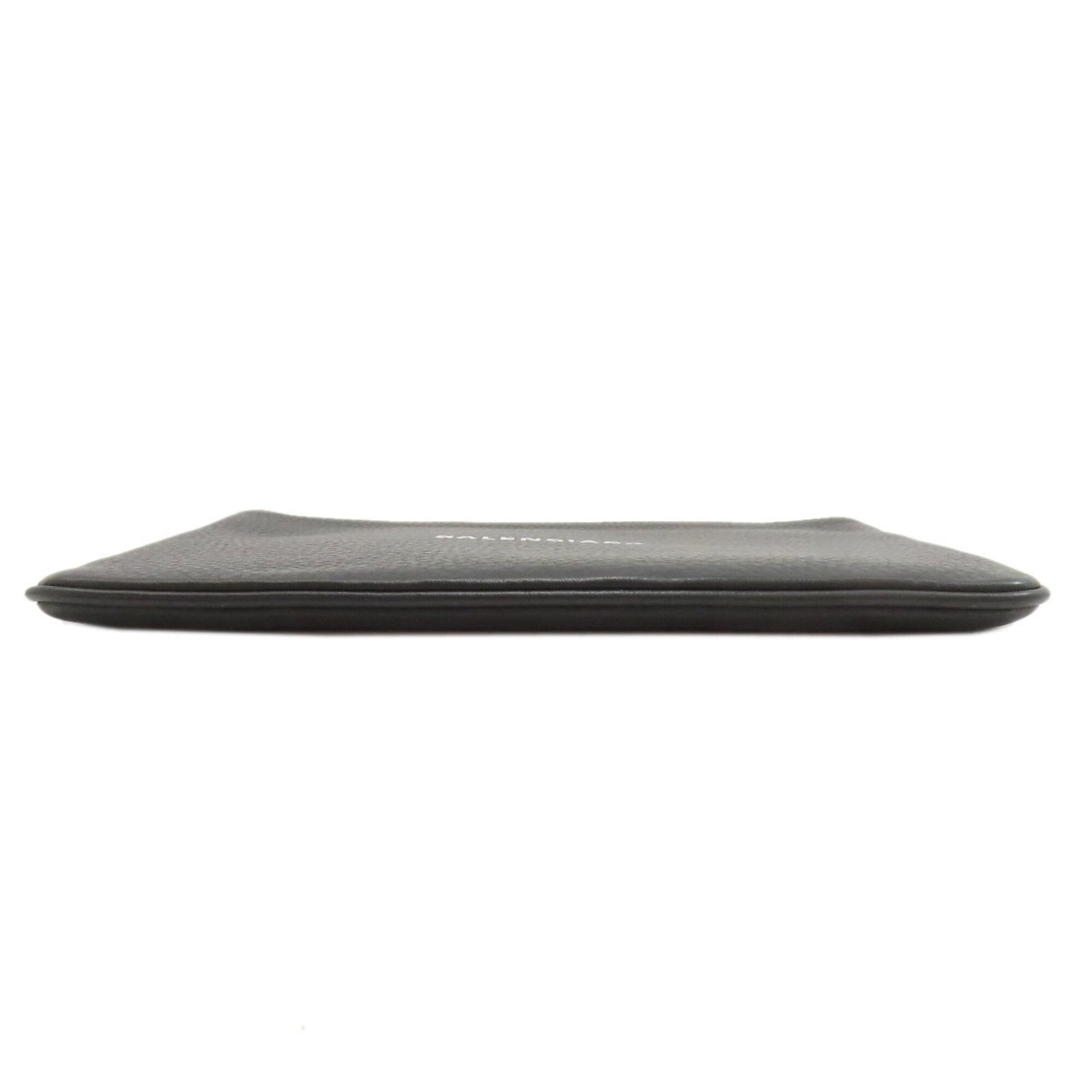 Balenciaga Black Leather Pouch