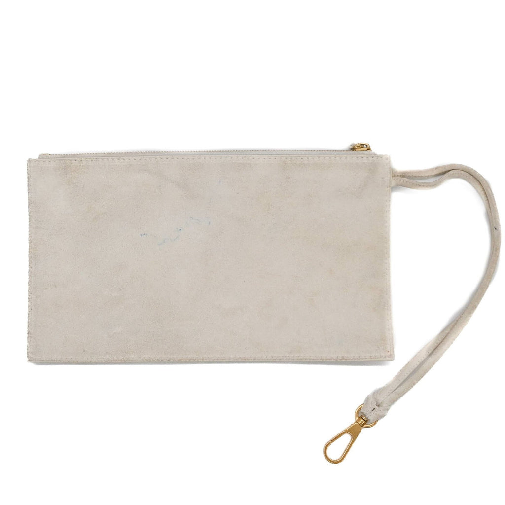 Bottega Veneta White Leather Tote Bag