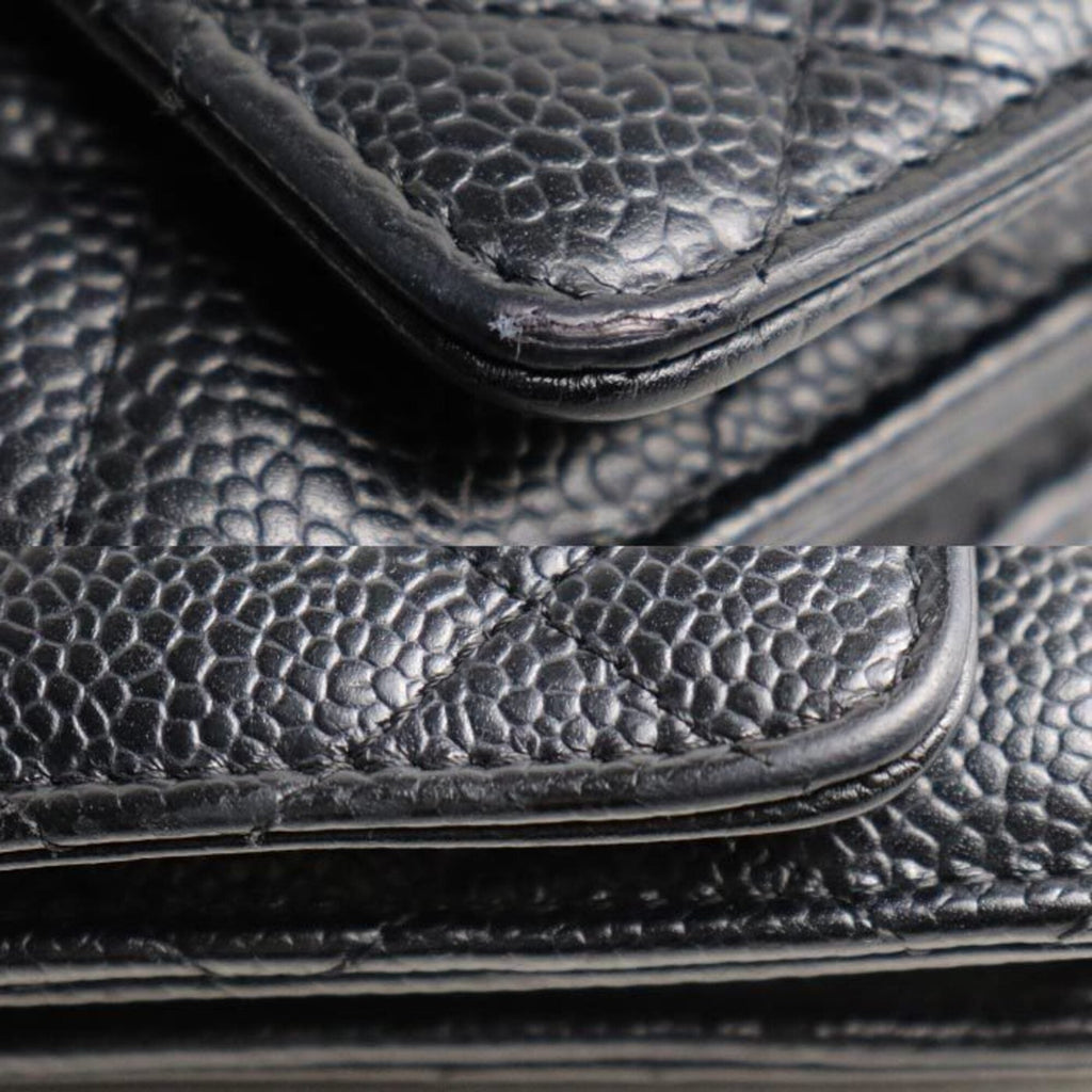 Chanel Black Leather Shoulder Bag