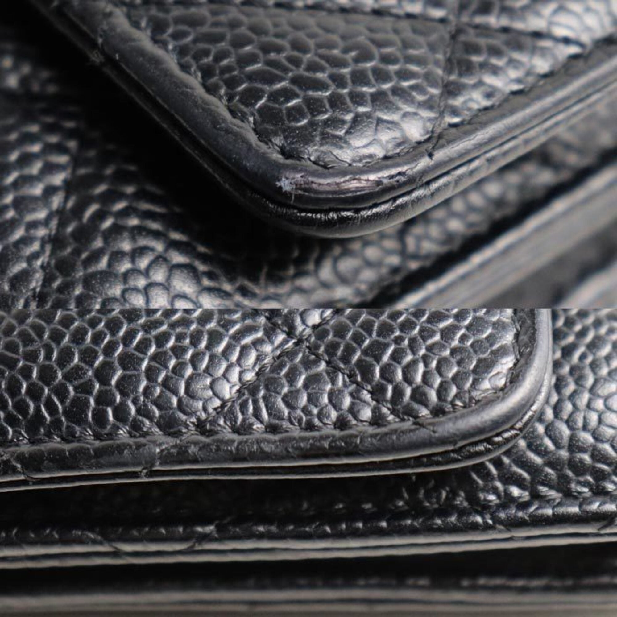 Chanel Black Leather Shoulder Bag