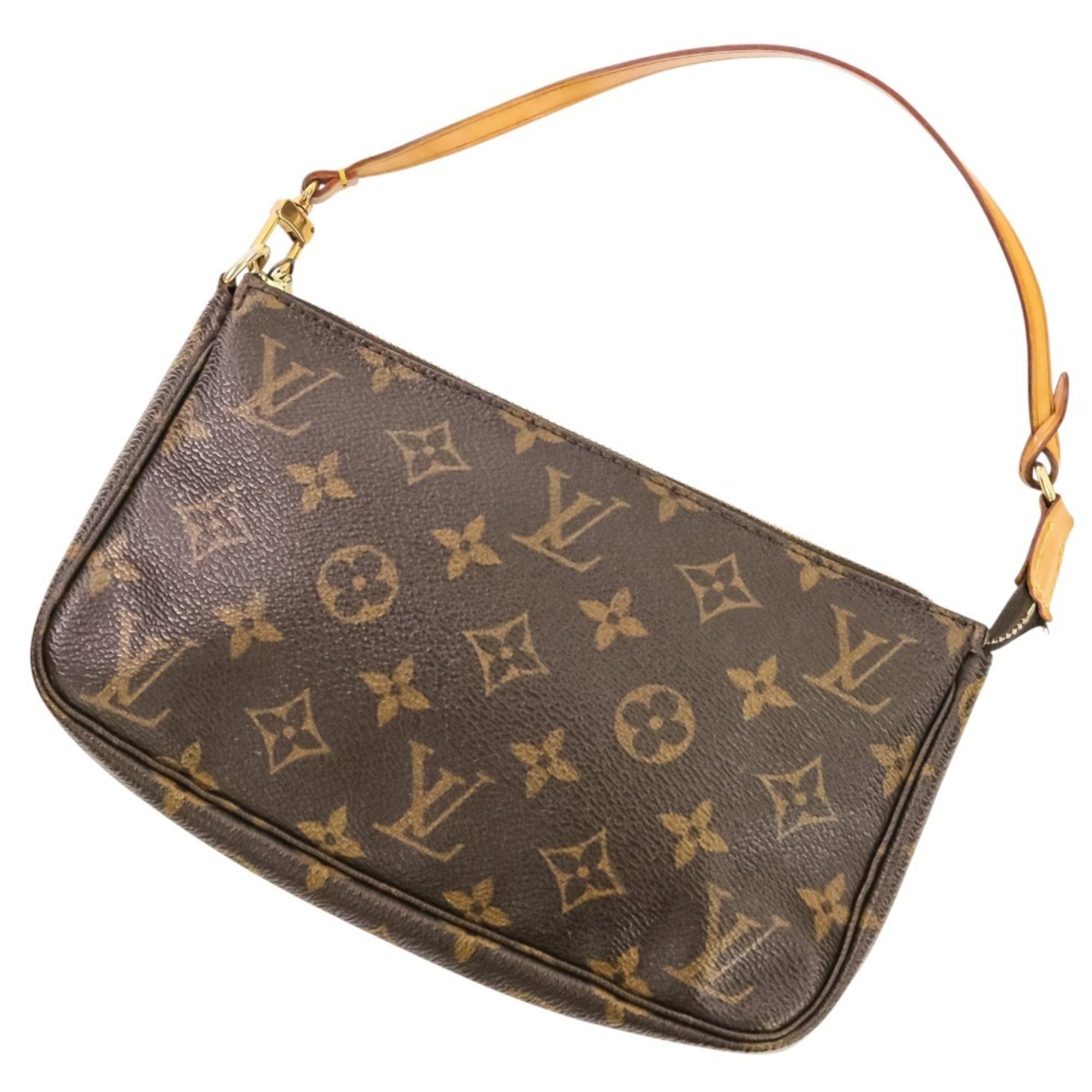 Louis Vuitton Brown Monogram Monogram Pochette Pouch