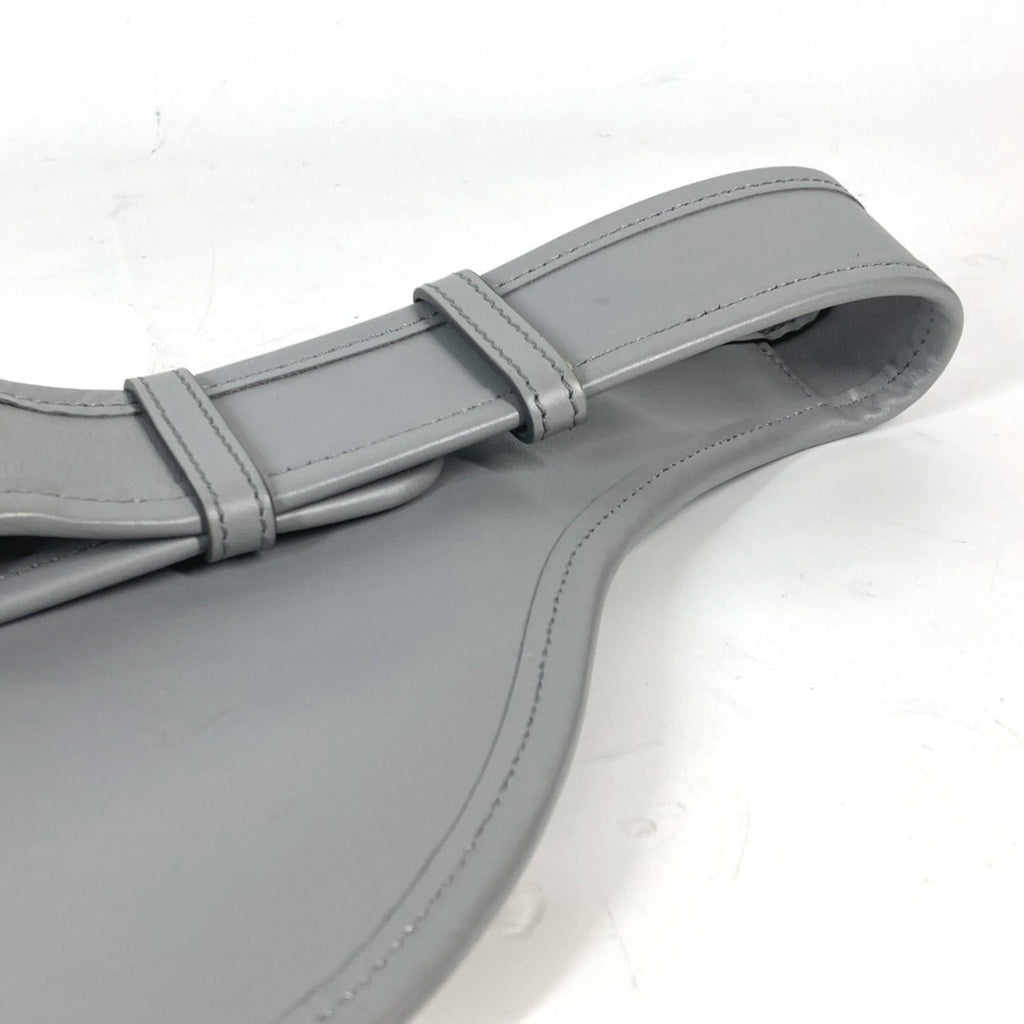 Burberry Gray Leather Fanny Pack