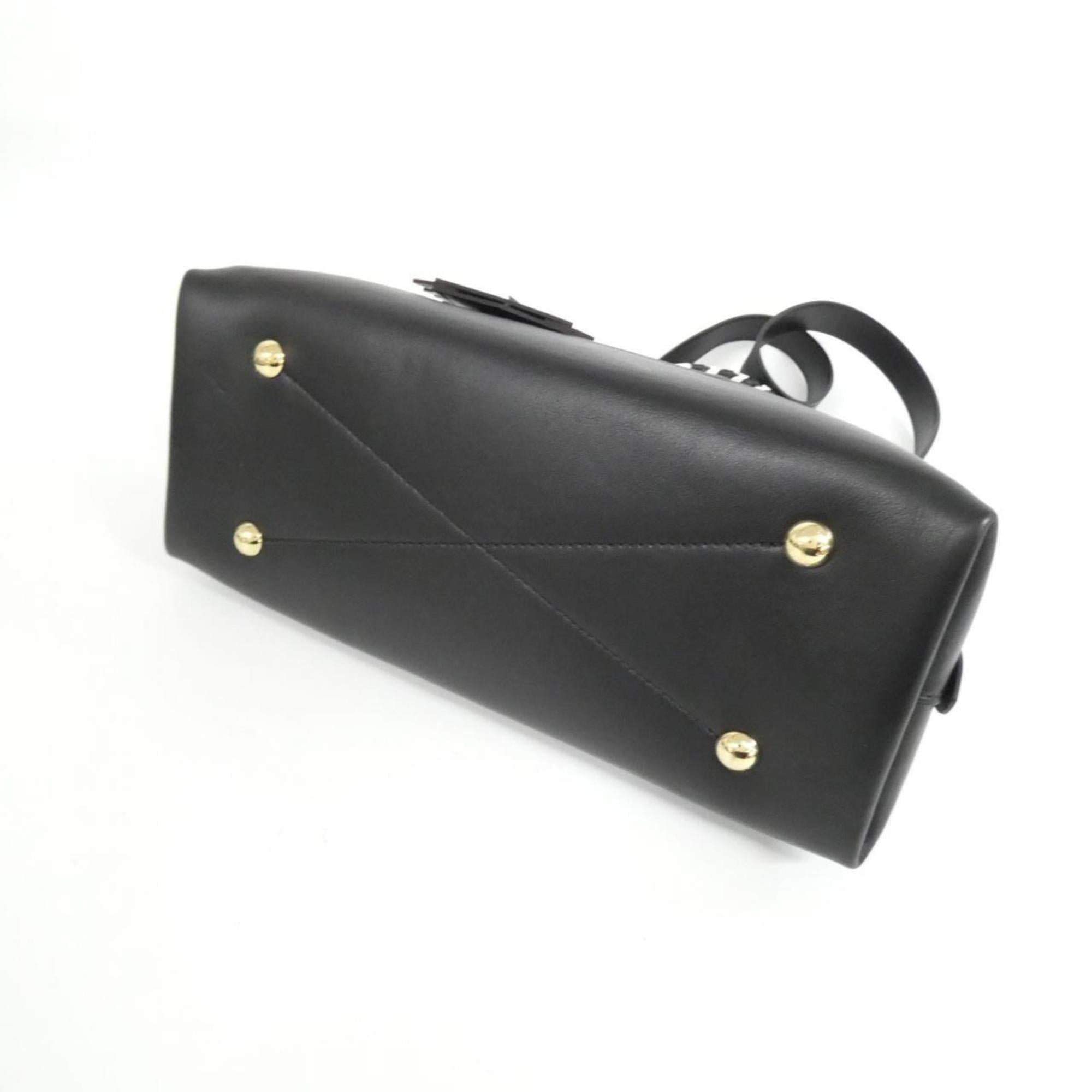 Louis Vuitton Black Leather Handbag