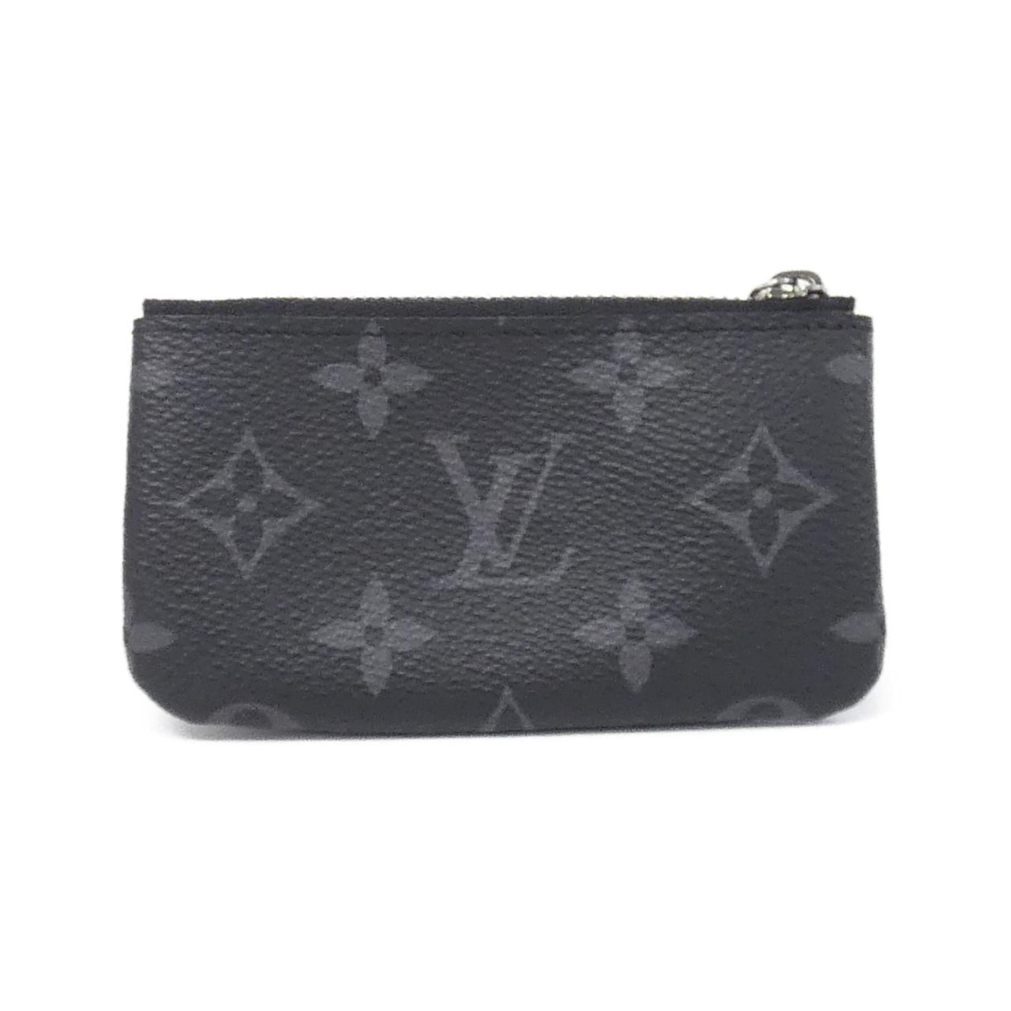 Louis Vuitton Black Coated Canvas Coin Purse/Coin Case