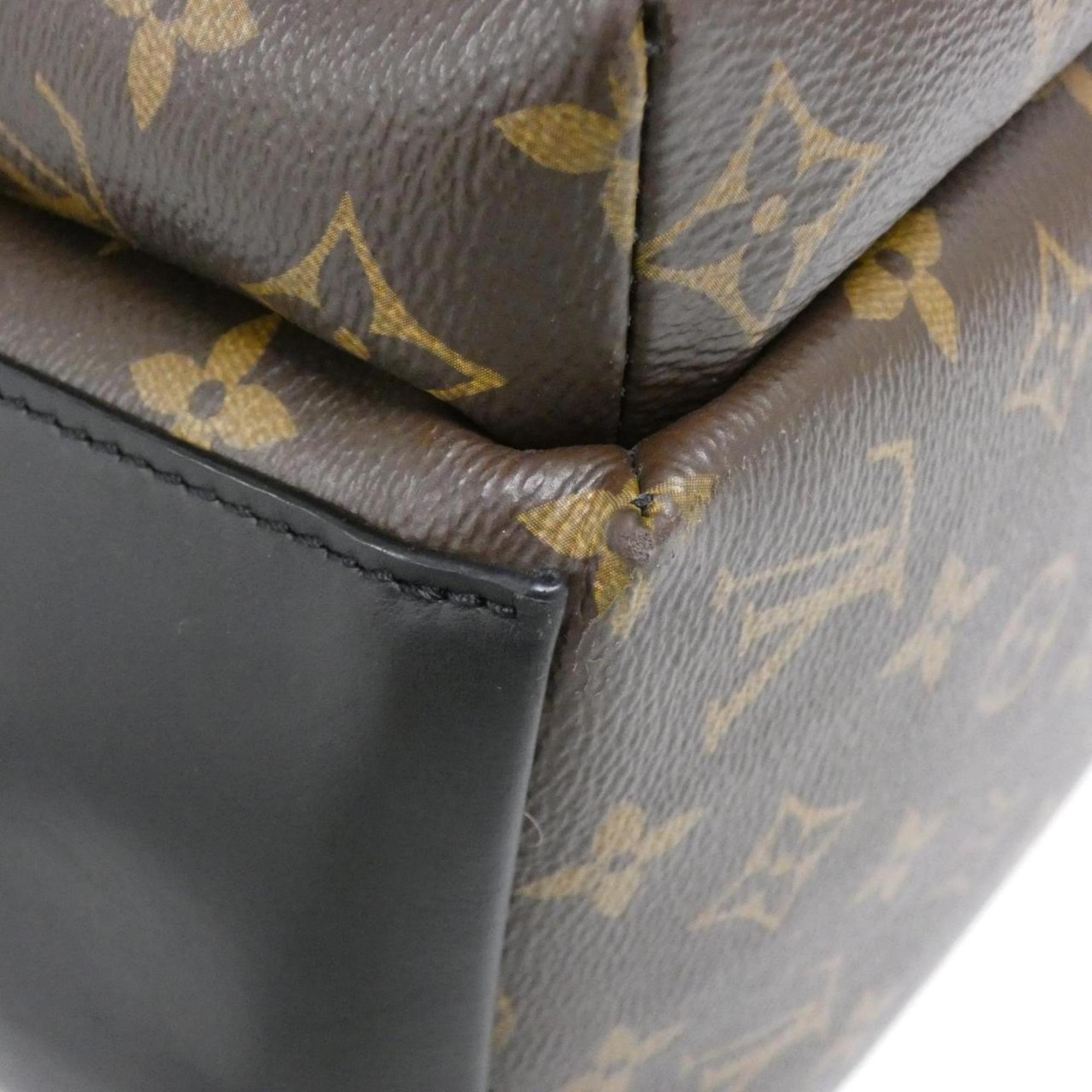 Louis Vuitton Monogram Macassar Marron Coated Canvas Backpack