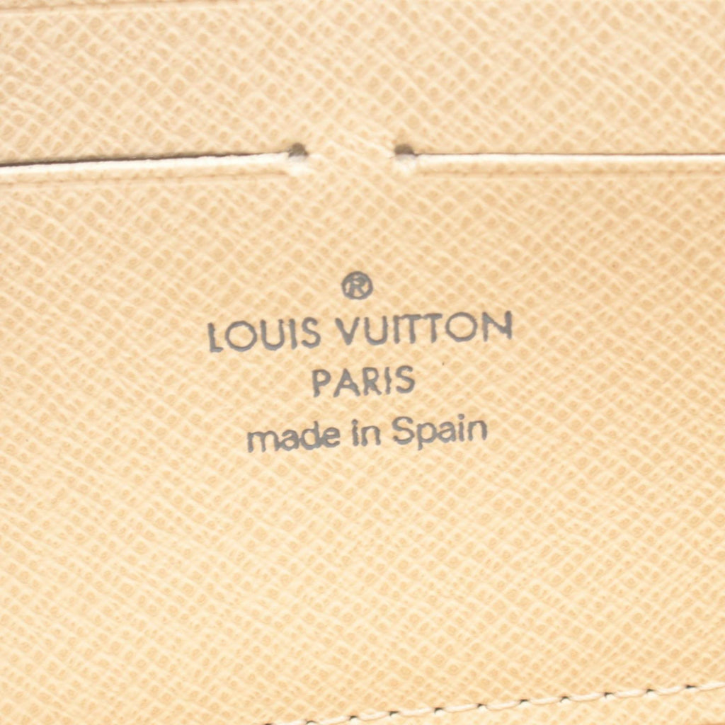 Louis Vuitton Damier Azur White Coated Canvas Long Wallet