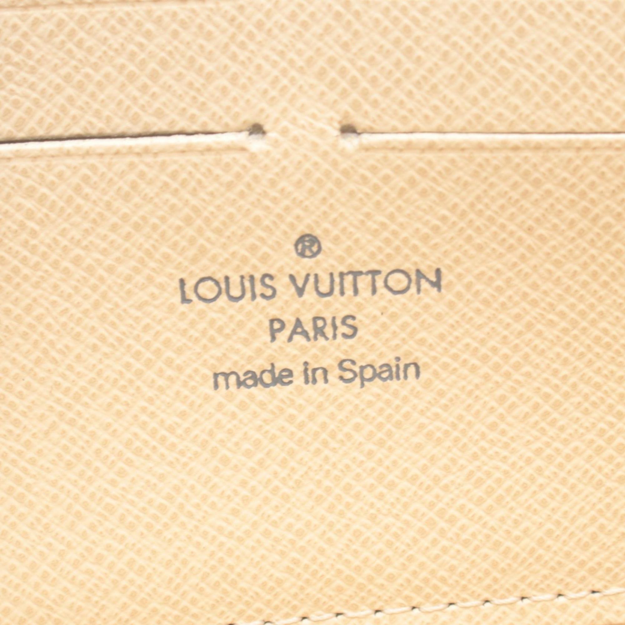 Louis Vuitton Damier Azur White Coated Canvas Long Wallet