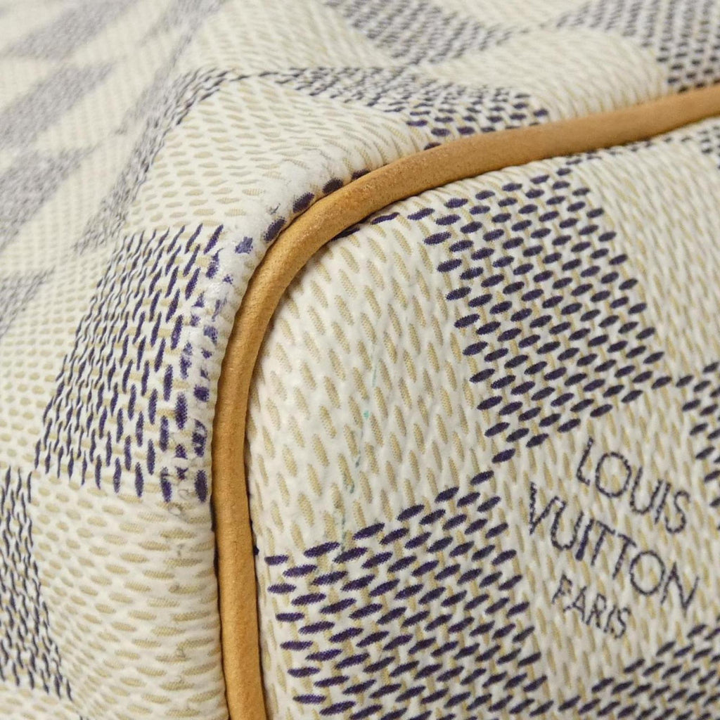 Louis Vuitton Azur Damier Azur Damier Azur Coated Canvas Boston Bag