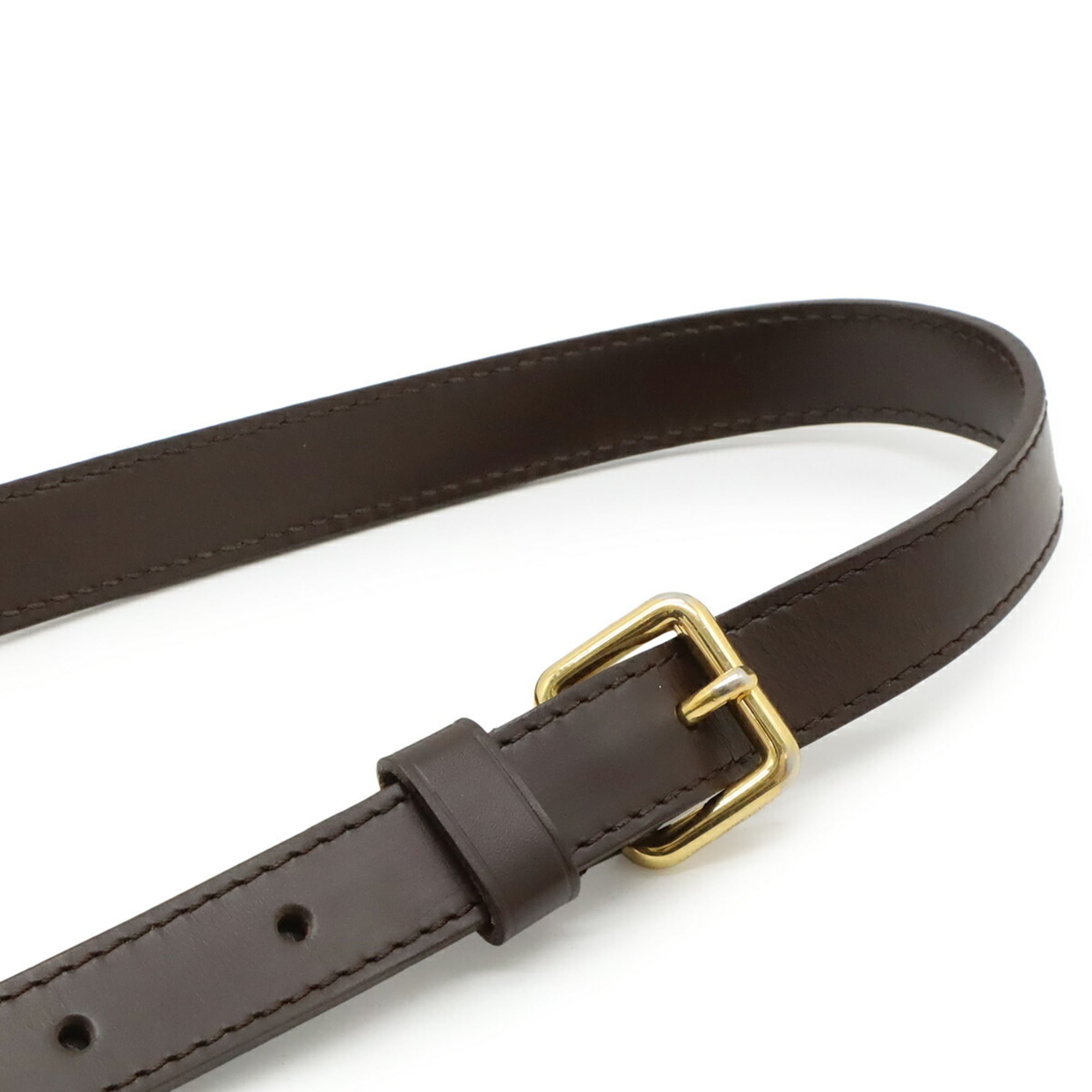 Louis Vuitton Brown Pvc Shoulder Bag