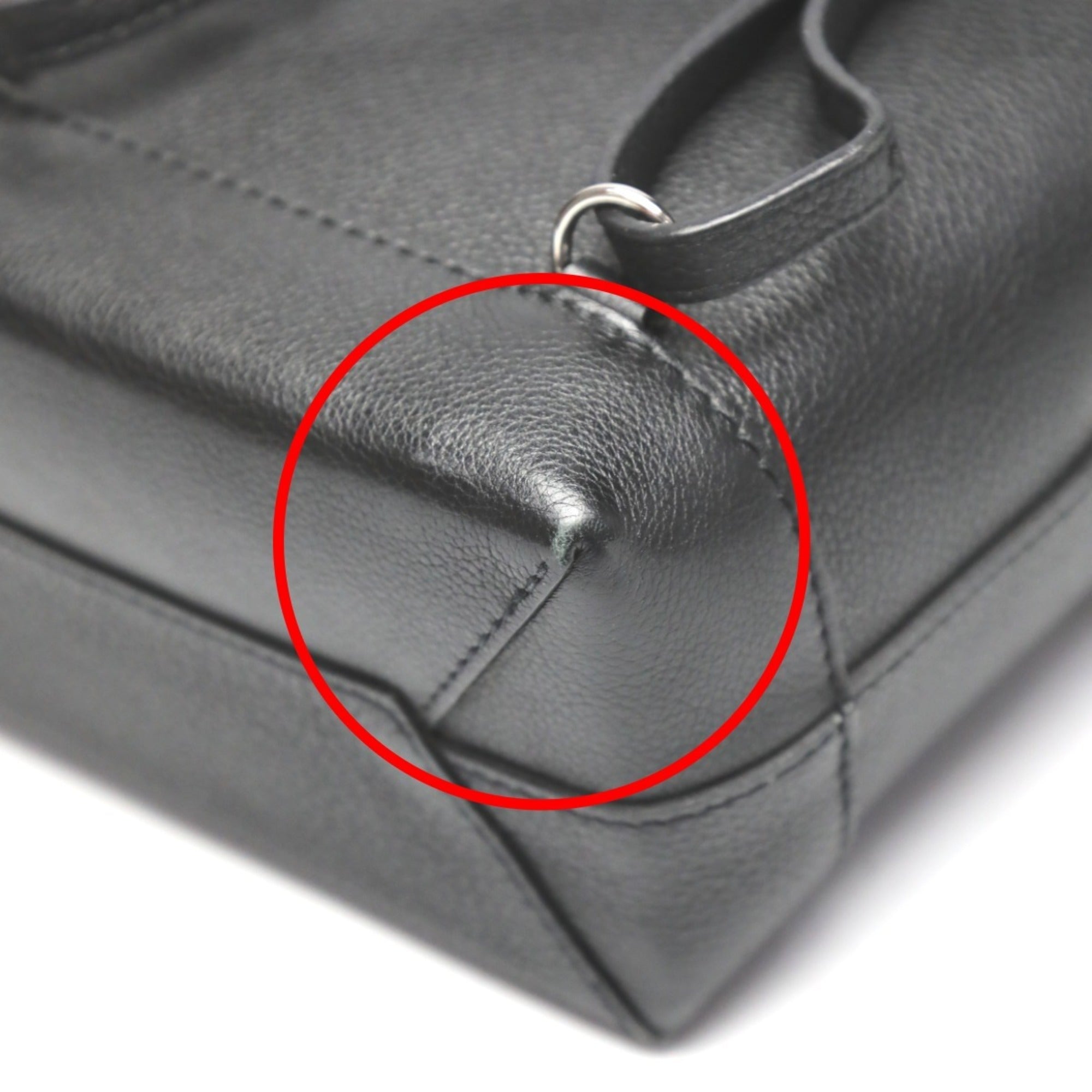 Louis Vuitton Black Noir Leather Backpack
