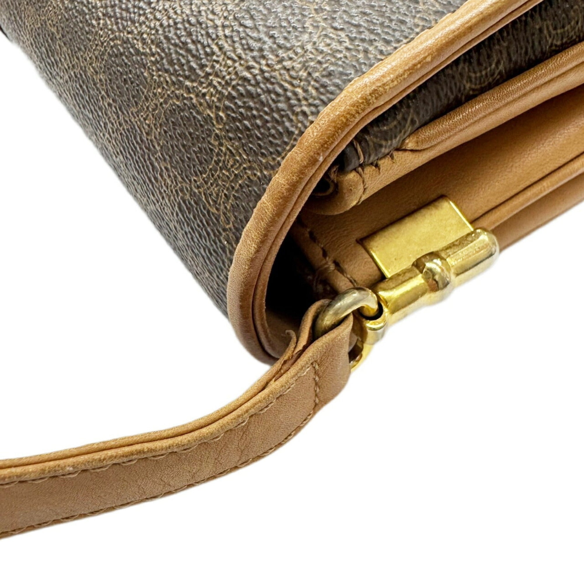 Celine Brown Pvc Shoulder Bag