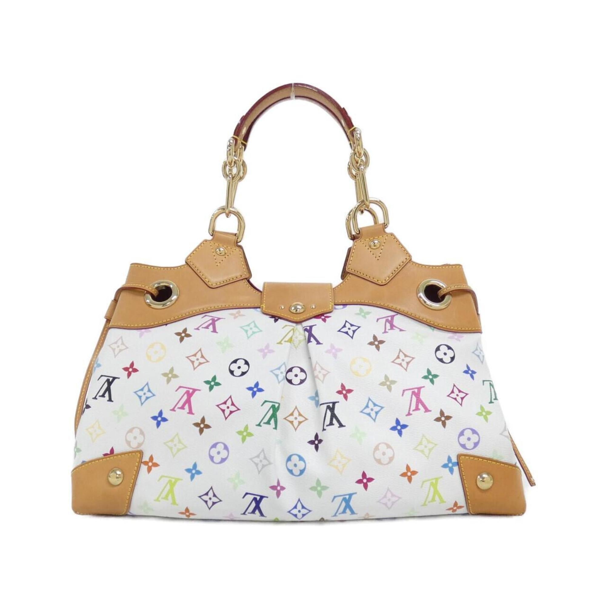 Louis Vuitton Multi-Color White Coated Canvas Shoulder Bag
