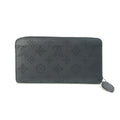 Louis Vuitton Black Mahina Leather Long Wallet