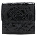 Chanel Black Patent Leather Wallet (Tri-Fold)