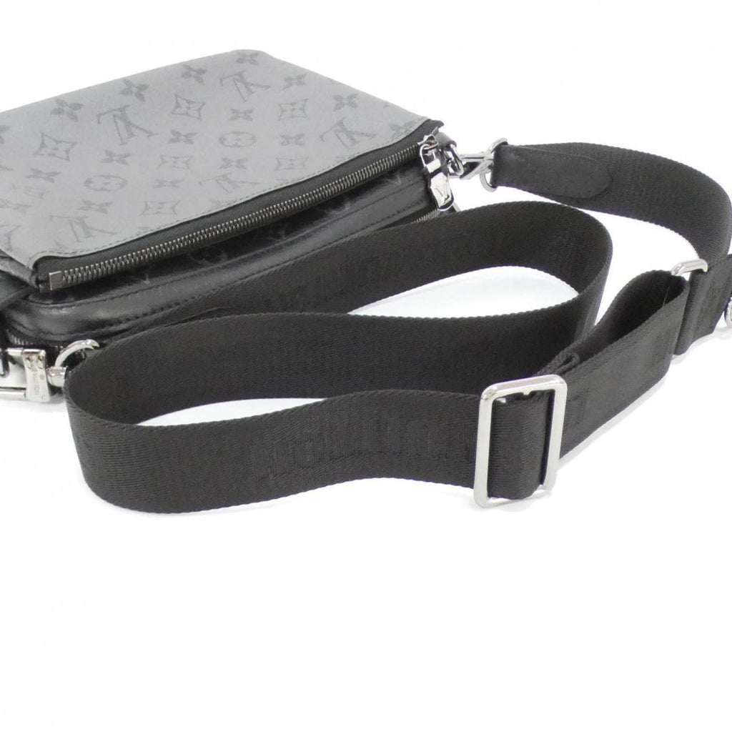 Louis Vuitton Black Gris Coated Canvas Shoulder Bag