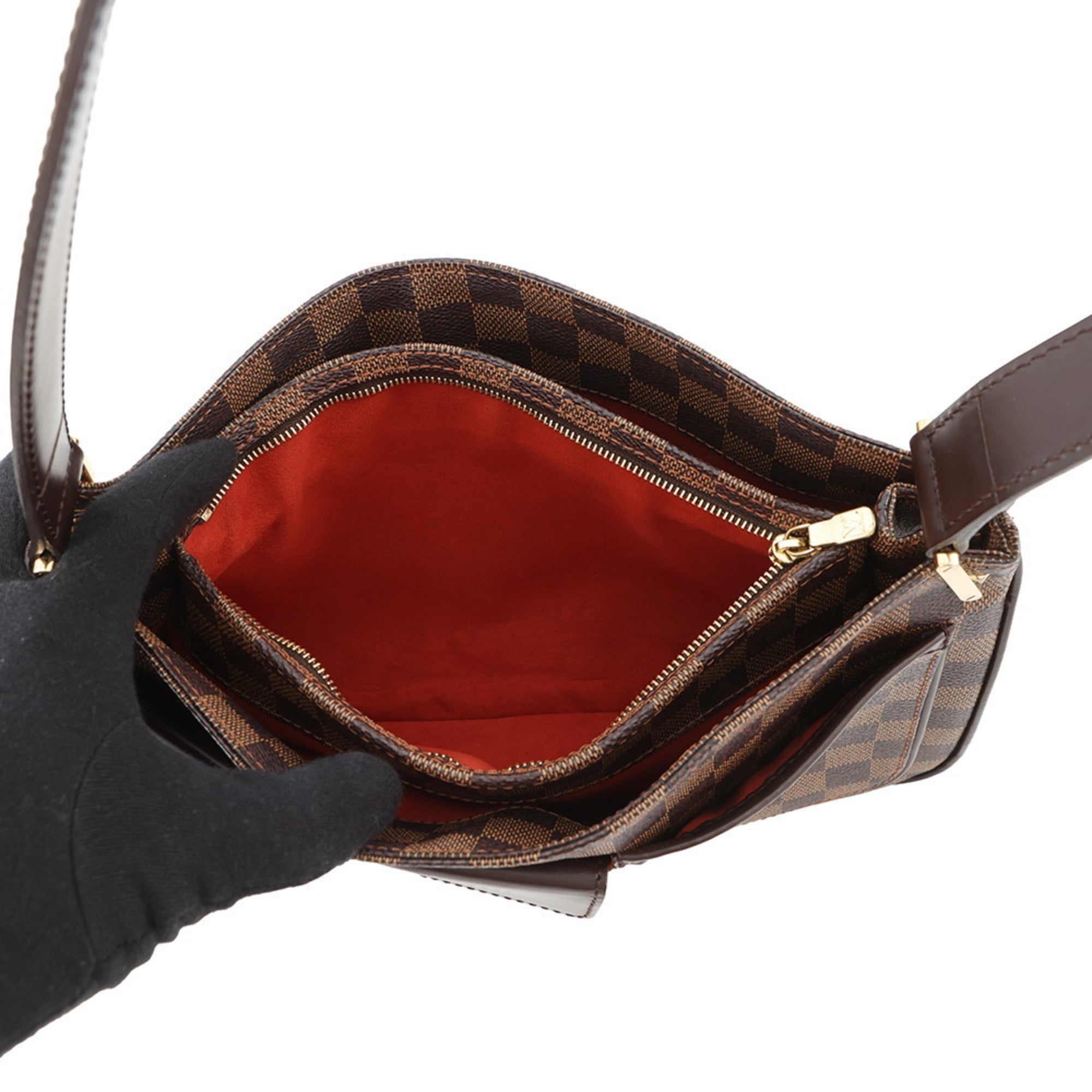 Louis Vuitton Red Color Damier Canvas Shoulder Bag