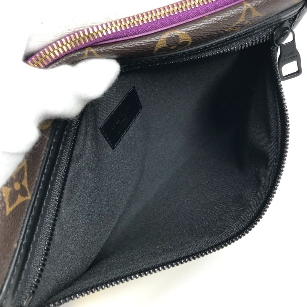 Louis Vuitton Brown Purple Monogram Pochette Shoulder Bag
