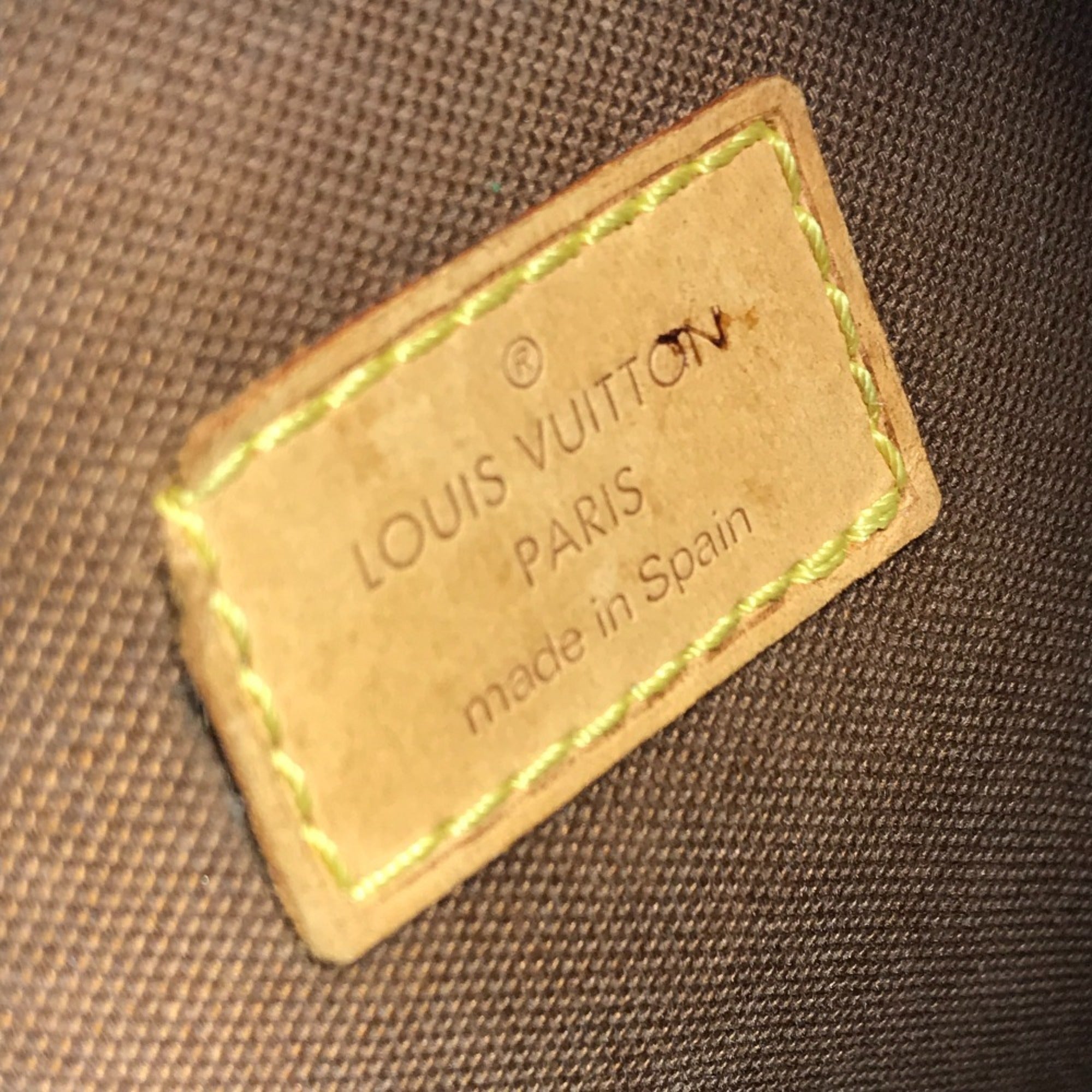 Louis Vuitton Brown Monogram Pochette Shoulder Bag Sling Bag