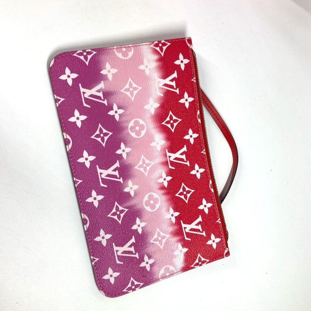 Louis Vuitton Pink Red Color Canvas Shoulder Bag Tote Bag