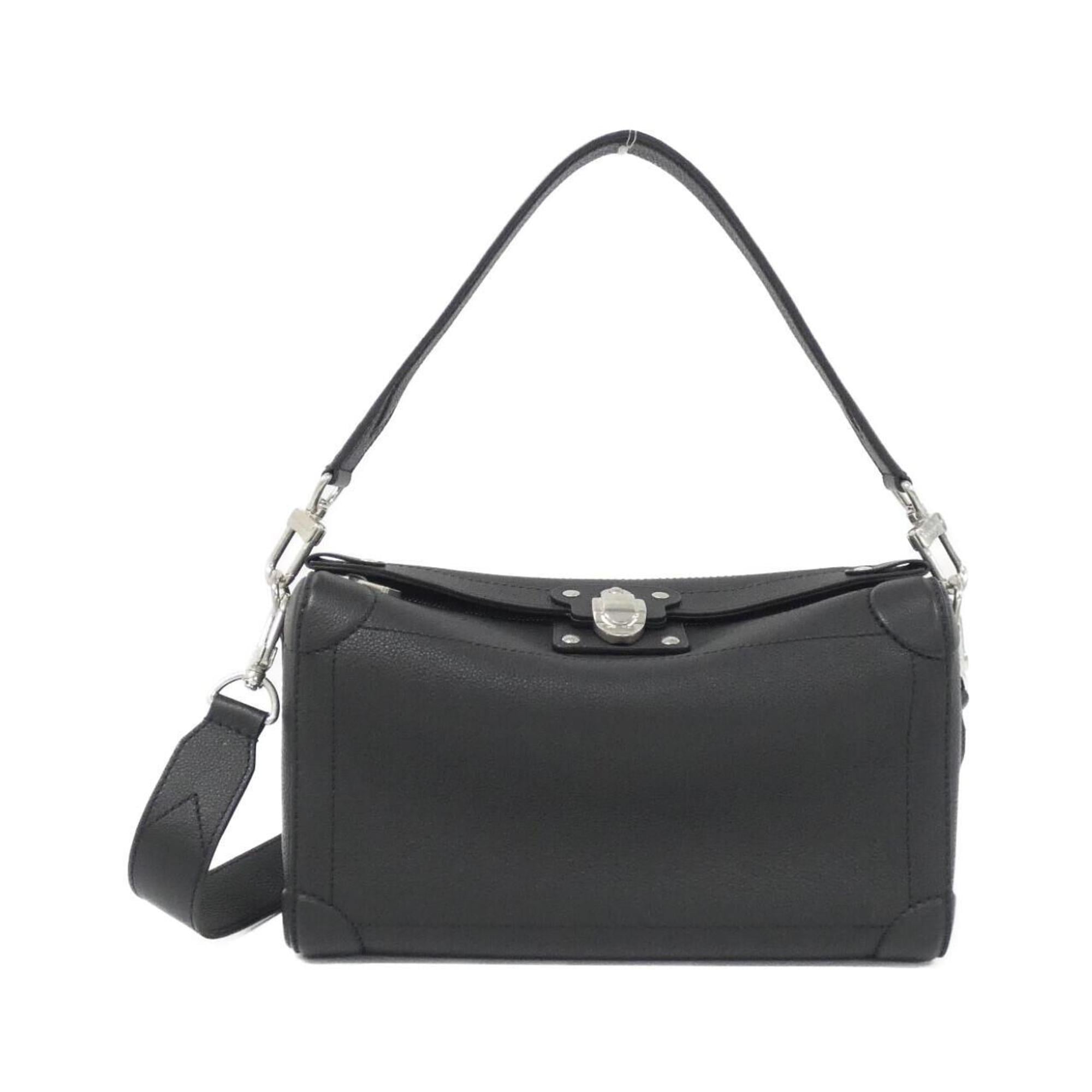 Louis Vuitton Black Leather Shoulder Bag
