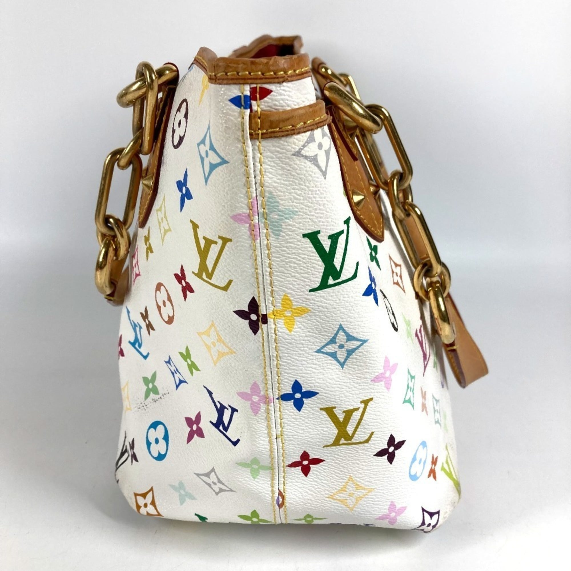 Louis Vuitton White Monogram Multicolore Handbag Shoulder Bag