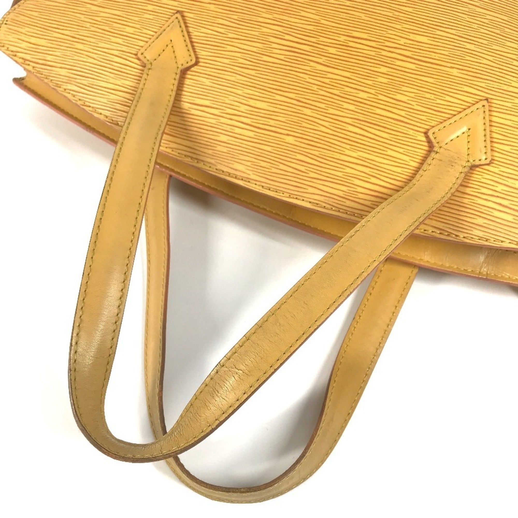 Louis Vuitton Yellow Epi Leather Handbag Tote Bag