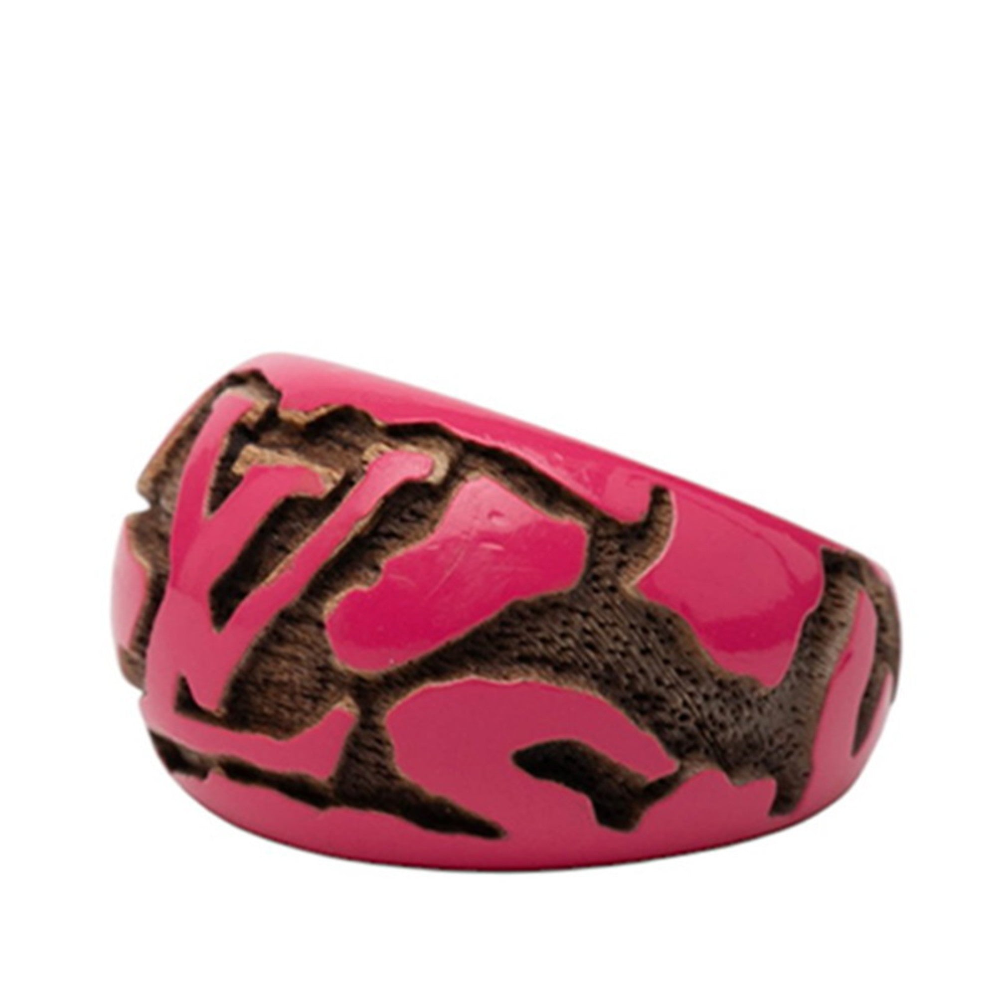 Louis Vuitton Pink Wood Band Ring